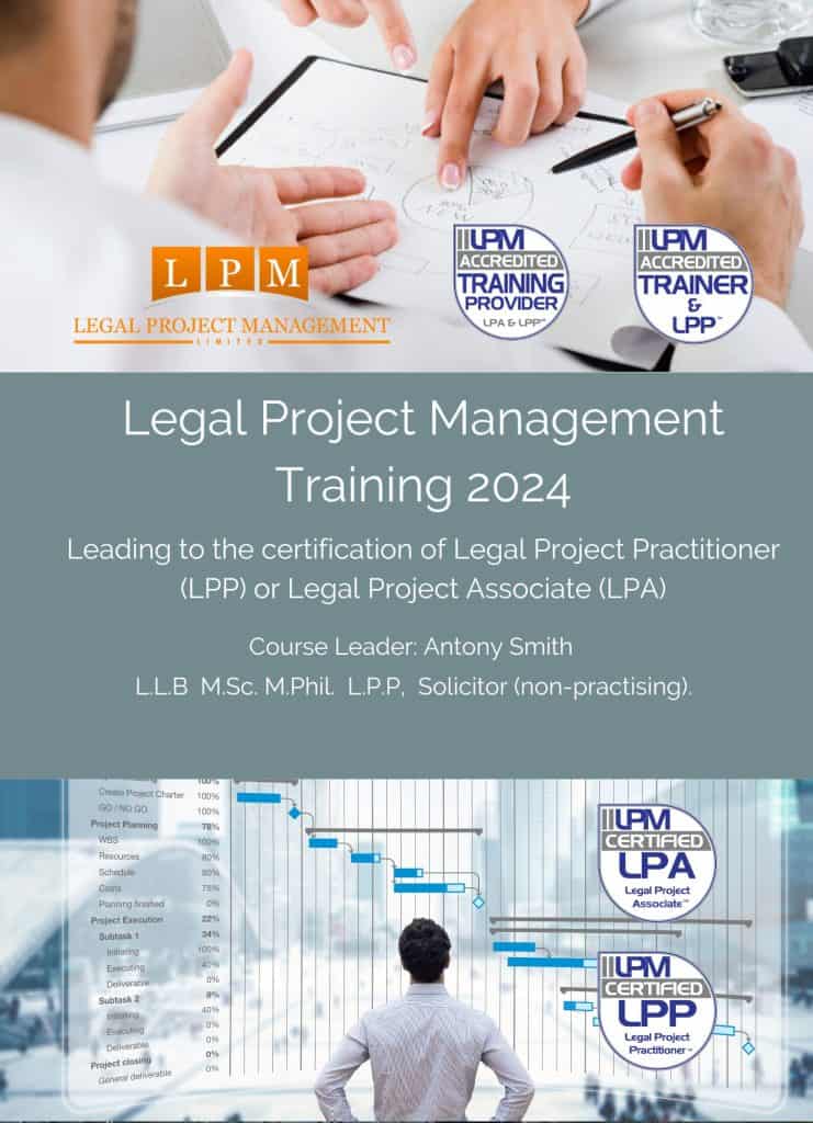 Legal Project Management Training and Certification Courses - Legal ...